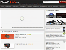 Tablet Screenshot of micr-os.com